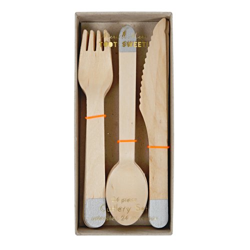 Set de 24 couverts assortis - Argent