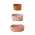Set de 3 Bols Eddie - Rose mix