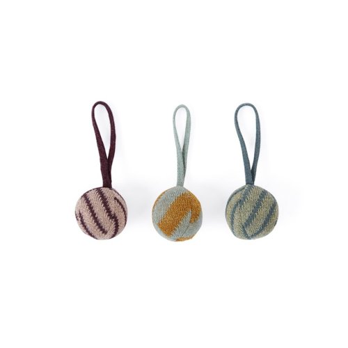 Set de 3 Boules de Noël à suspendre