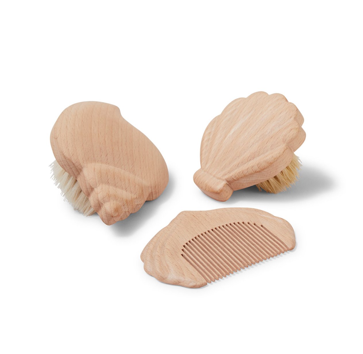 Set de 3 brosses Coquillages