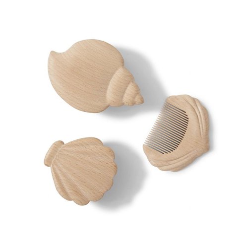 Set de 3 brosses Coquillages