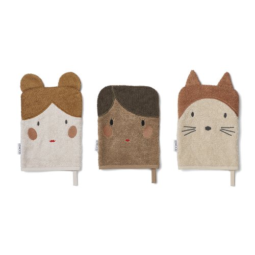 Set de 3 gants Doll Sylvester