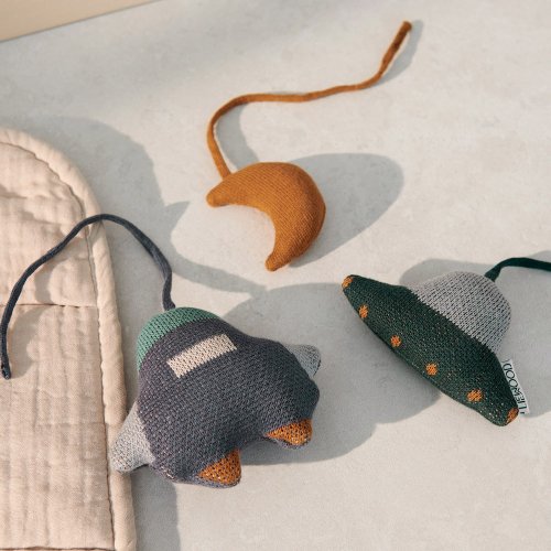 Jouets d'éveil à suspendre Grace Espace - Bleu Mix