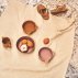 Set de 3 langes Confetti - Terracotta