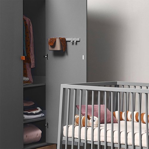 Set de 3 Organiseurs et 2 rails - Cappuccino