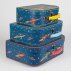 Set de 3 valises Retro Space