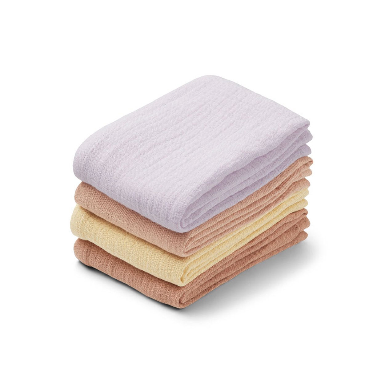 Set de 4 Langes Leon - Lavande Mix