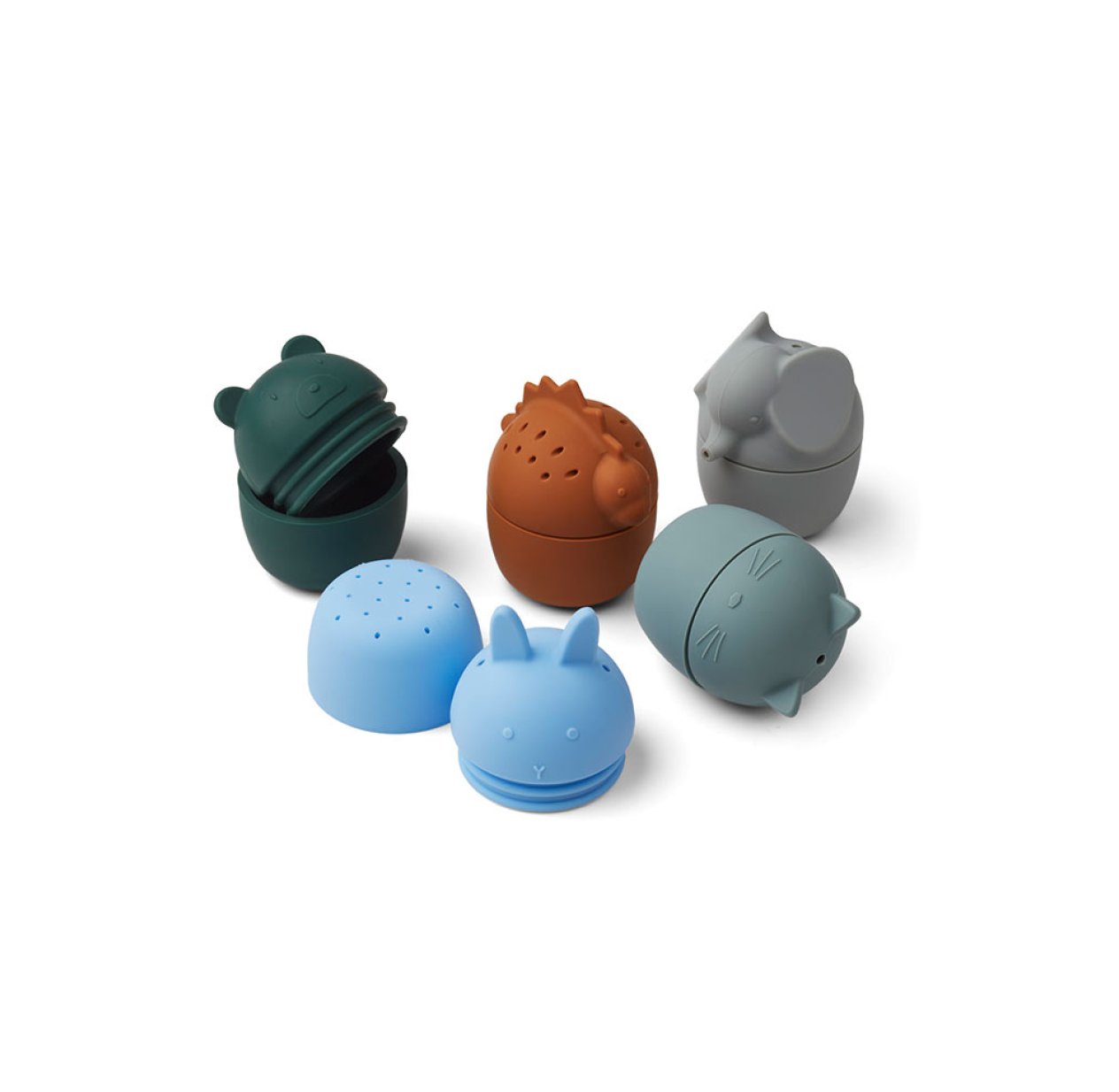 Set de 5 Jouets de Bain Gaby - Bleu Mix