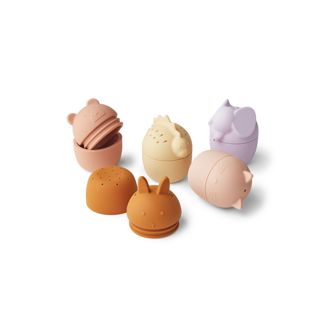 Set de 5 Jouets de Bain Gaby - Rose Mix