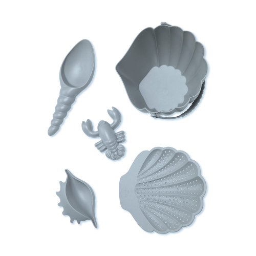 Set de plage Coquillage - Bleu gris