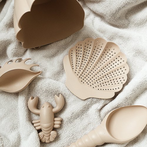 Set de plage Coquillage - Crème