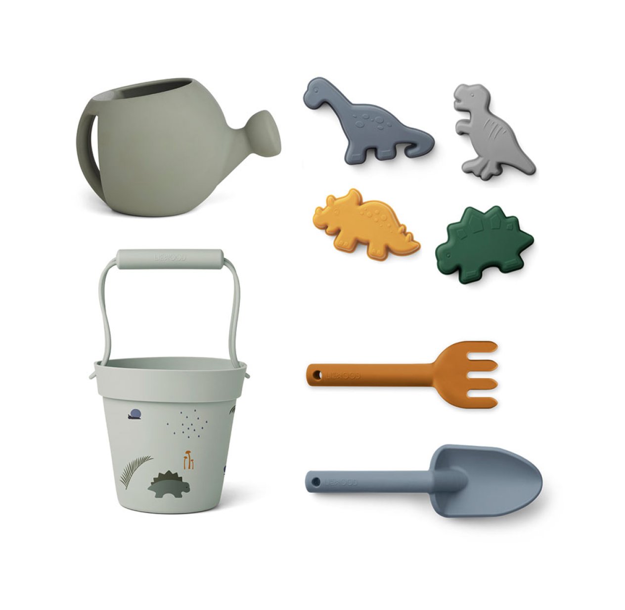 Set de Plage et Jardinage Dino - Bleu