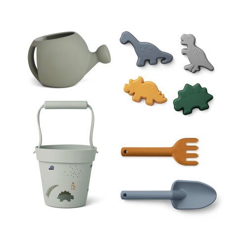 Set de Plage et Jardinage Dino - Bleu