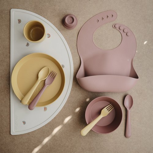 Set de Table en Silicone Arc-en-Ciel