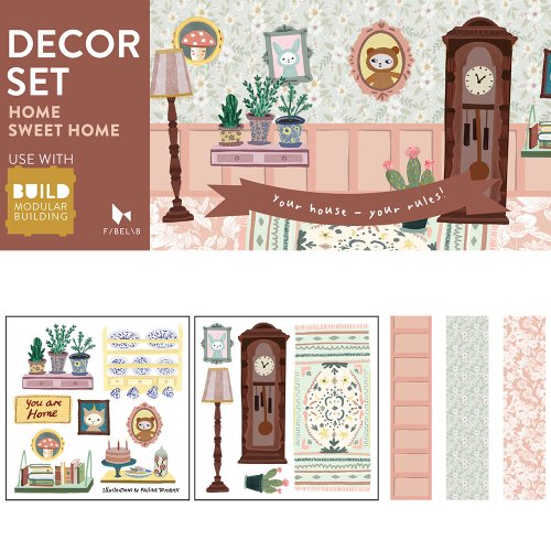 Set Décor Sweet Home pour Maison BUILD