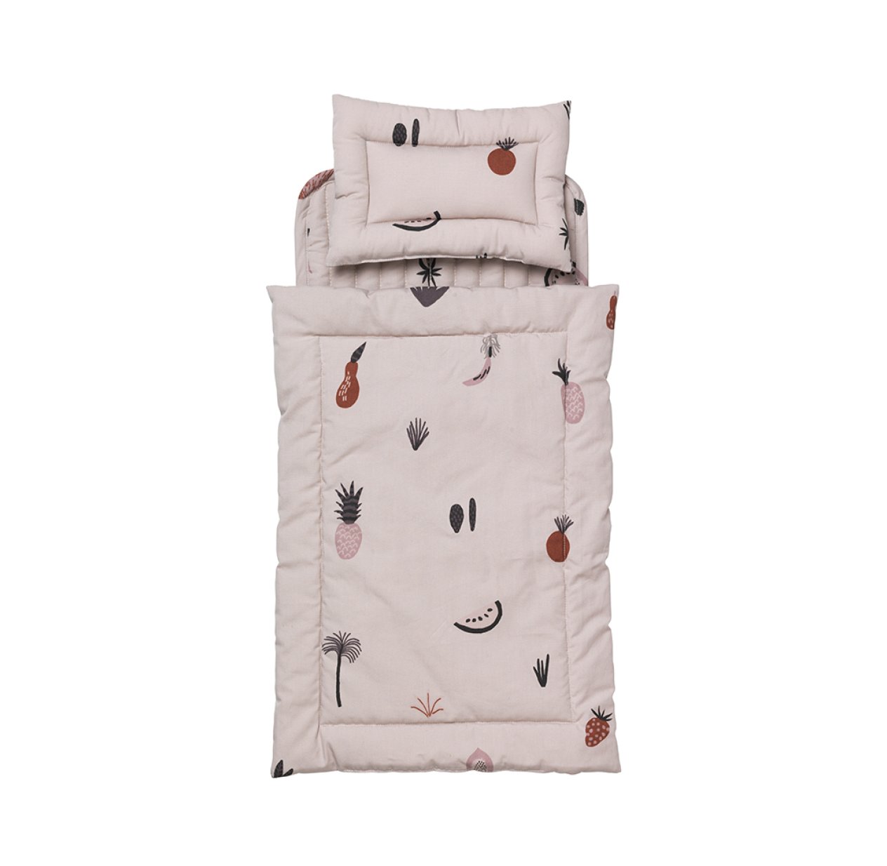 Parure pour lit de poupée Kuku - Tropicana