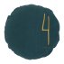 Coussin rond Shining greenday - Vert