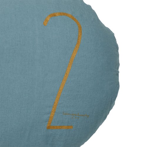 Coussin rond Shining mineral - Vert