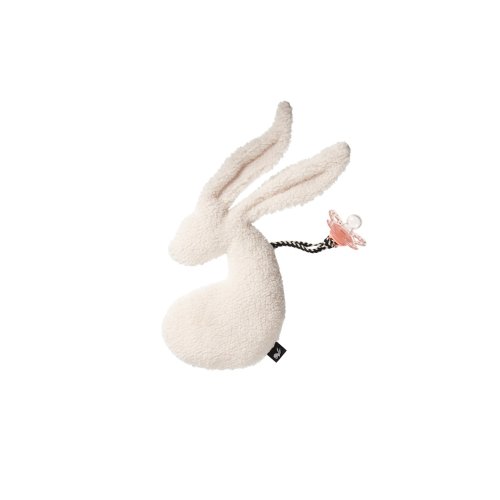 Doudou attache tétine Bunny - Blanc cassé