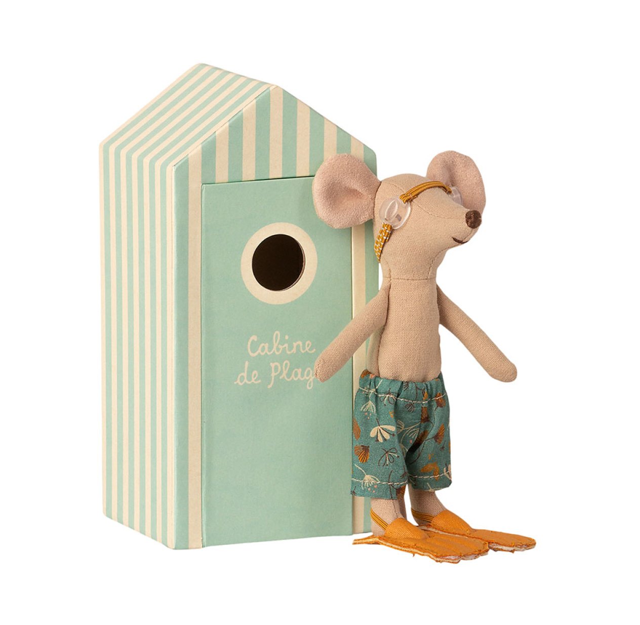 Souris Grand Frère dans sa Cabine de Plage