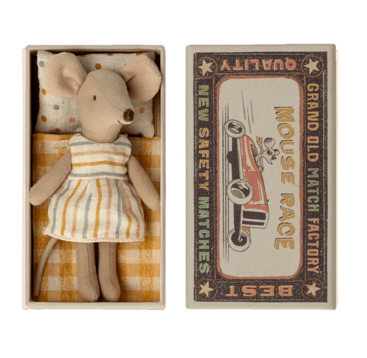 Souris Grande Soeur dans sa boîte