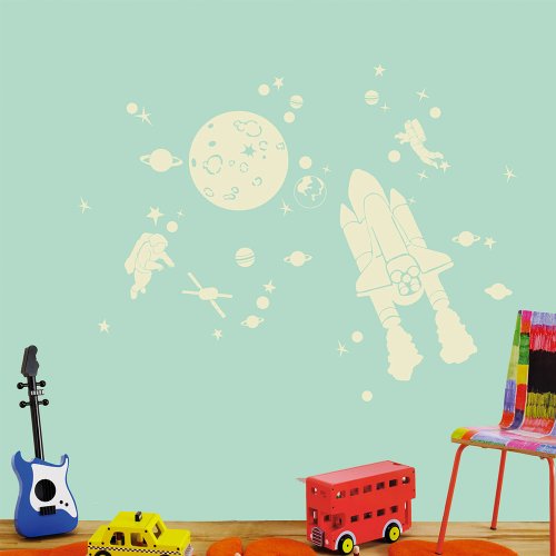 Sticker phosphorescent Space Kit