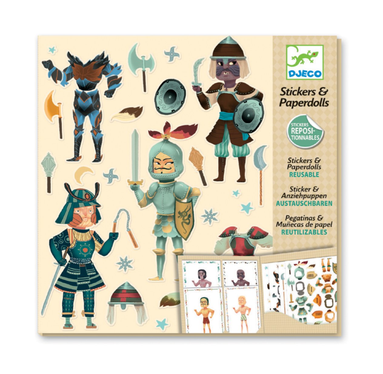 Stickers & Paperdolls - Les Chevaliers