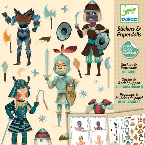 Stickers & Paperdolls - Les Chevaliers