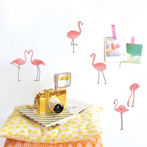 Stickers Just A Touch Flamants Roses