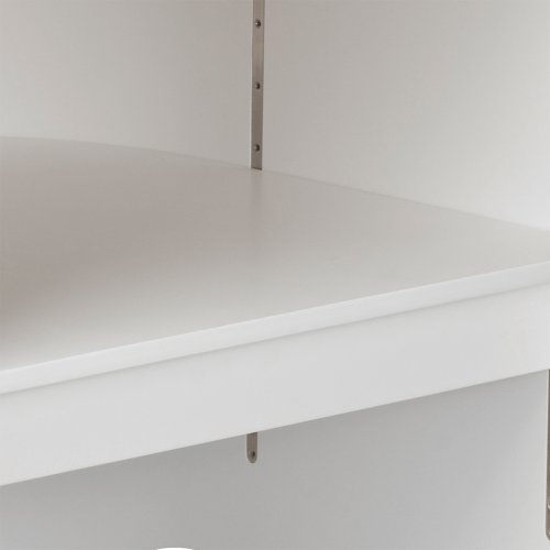 Commode à langer évolutive Leander transformable en bureau - Blanc satiné