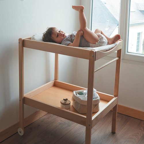 Table à langer Margot - Hêtre