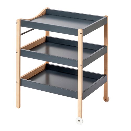 Table à langer Margot 3 plateaux - Anthracite
