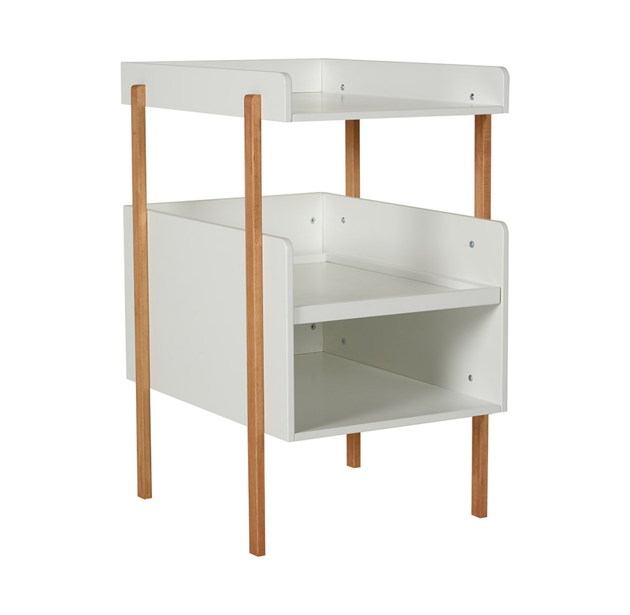 Table à langer Vintage - Blanc/Naturel