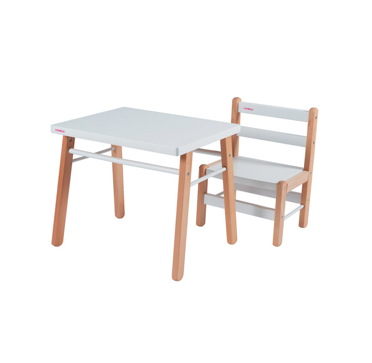 Table Gabriel et Chaise Enfant Louise - Blanc