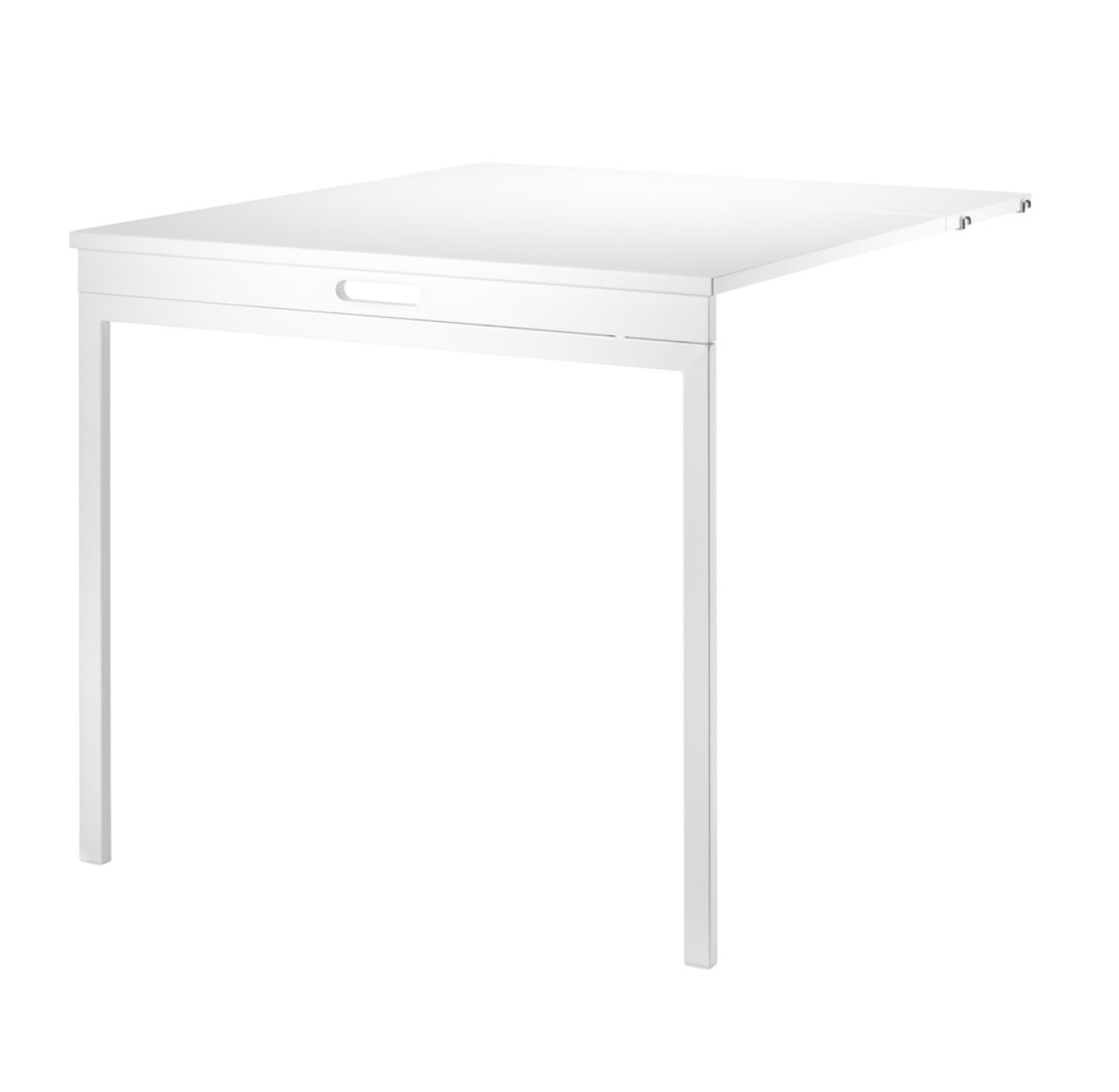 Table murale pliante - Blanc