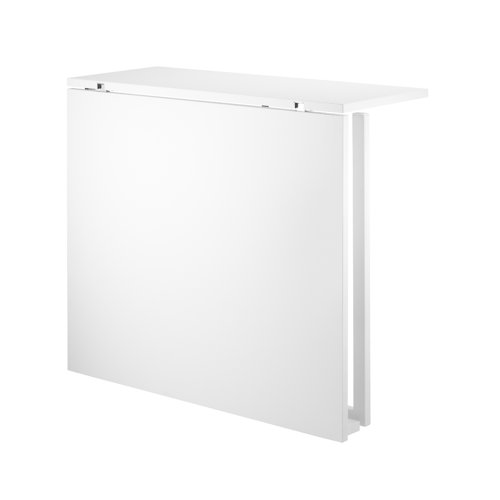 Table murale pliante - Blanc