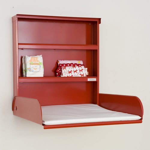 Table à langer murale Fifi ByBO Design - Rouge