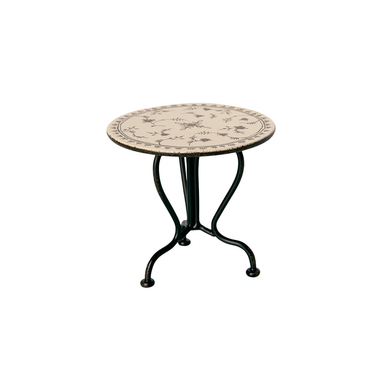 Table Salon de Thé Vintage Miniature - Anthracite