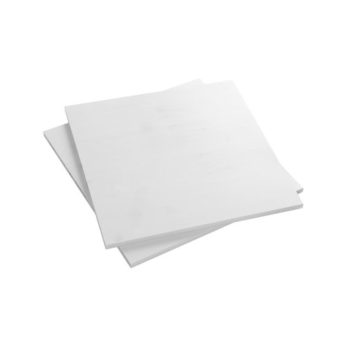 2 tablettes pour armoire - Blanc
