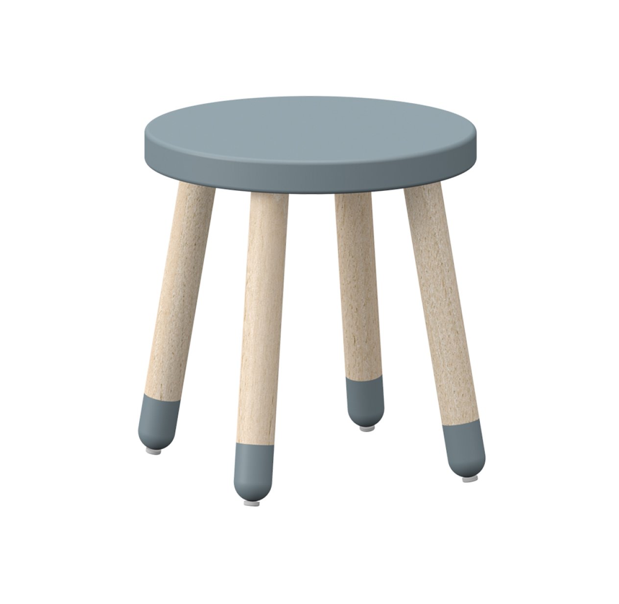 Tabouret enfant - Bleu gris