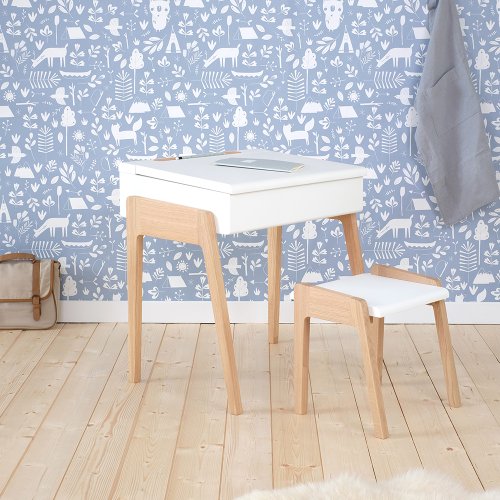 Tabouret My Little Pupitre - Blanc