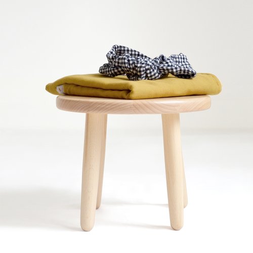 Tabouret rond enfant - Hêtre