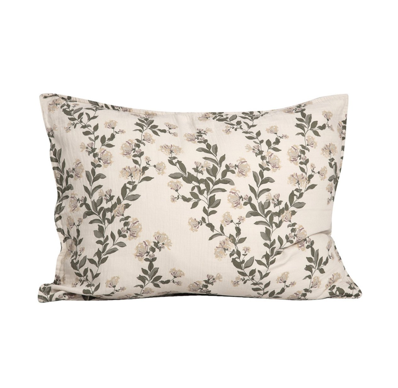 Taie d'oreiller mousseline - Chèvrefeuille