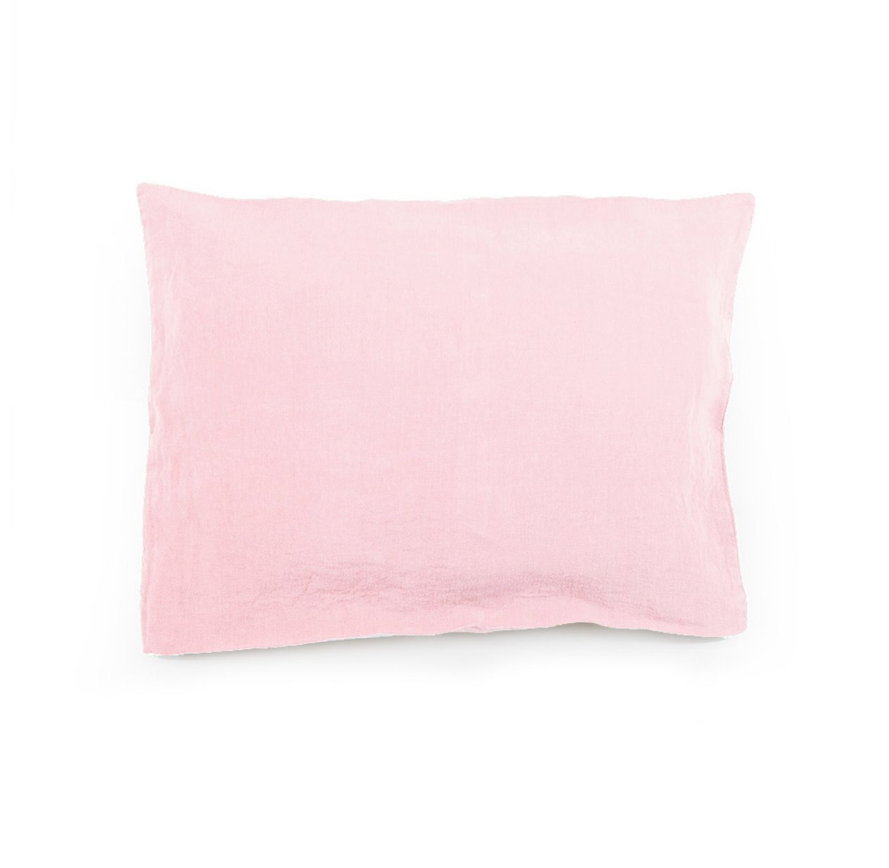 Taie d'oreiller en lin 50 x 60 - Rose pâle