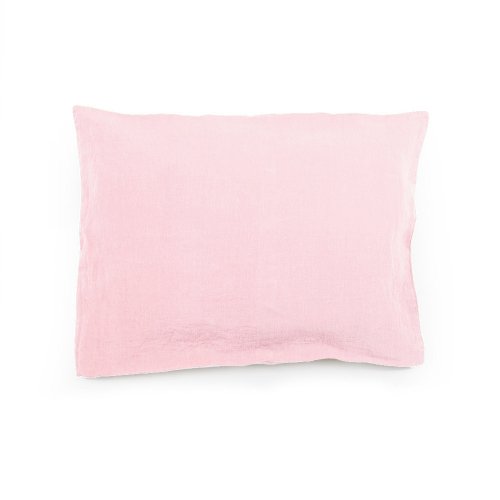 Taie d'oreiller en lin 50 x 60 - Rose pâle