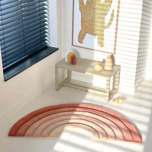 Tapis Rainbow - Rose