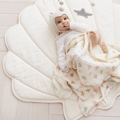 Tapis d'éveil Coquillage - Mint