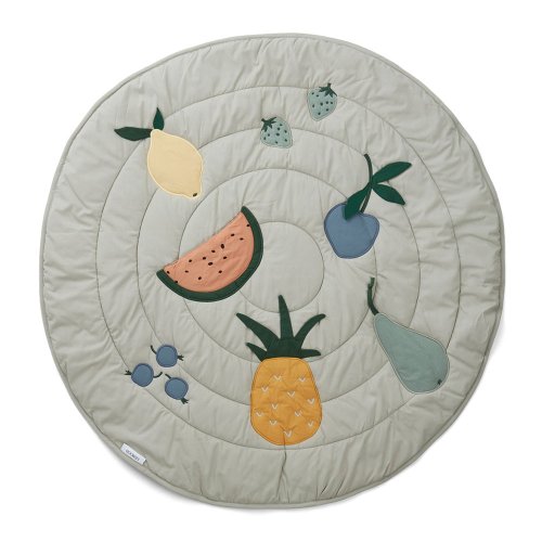 Tapis d'éveil Fruit Gitta - Bleu clair