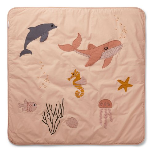 Tapis d'éveil Créatures Marines Glenn - Rose