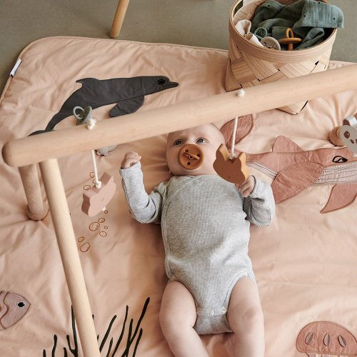 Tapis d'éveil Créatures Marines Glenn - Rose